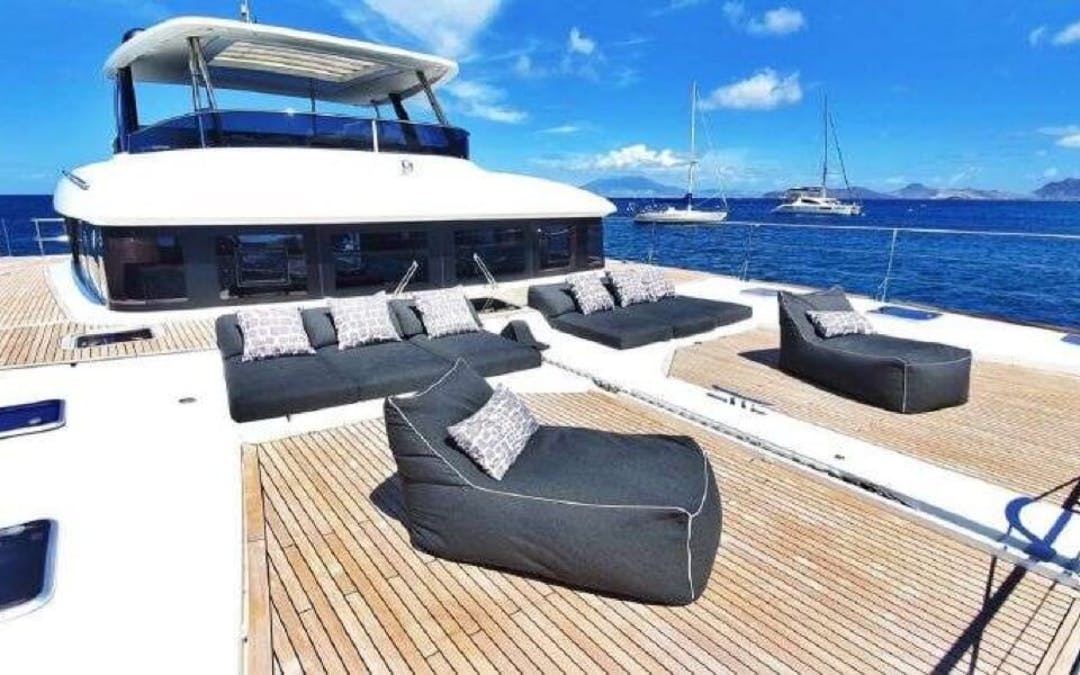64 Lagoon luxury charter yacht - White Bay, British Virgin Islands