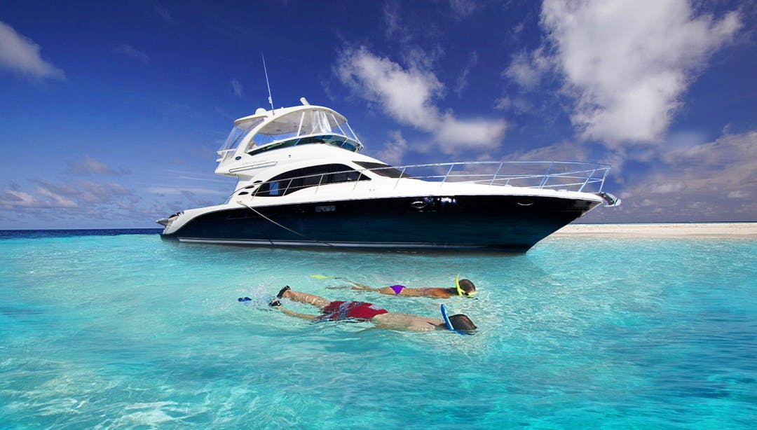 55 Sea Ray luxury charter yacht - Nassau Yacht Haven Marina, East Bay Street, Nassau, The Bahamas