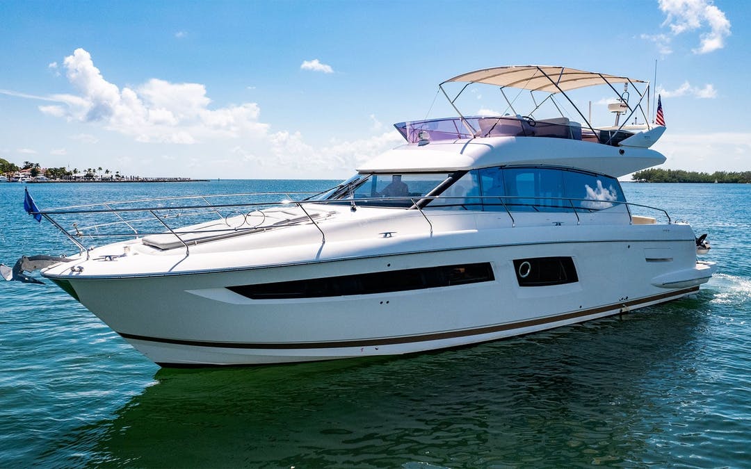 52 Prestige luxury charter yacht - Duffy's Sports Grill, Northeast 163rd Street, North Miami Beach, FL, USA