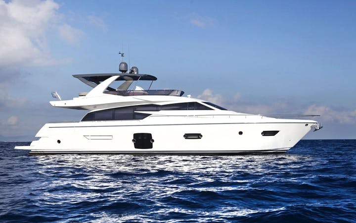 78 Ferretti luxury charter yacht - Venetian Marina & Yacht Club, North Bayshore Drive, Miami, FL, USA