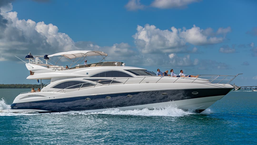 74 Sunseeker luxury charter yacht - 5225 Collins Ave, Miami, FL 33140, USA