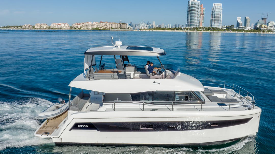 50 Fountaine Pajot luxury charter yacht - Venetian Marina & Yacht Club, North Bayshore Drive, Miami, FL, USA