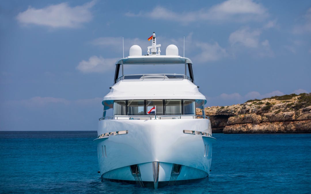 78 Vanquish luxury charter yacht - Botafoc Ibiza, Av. de Juan Carlos I, 07800 Ibiza, Balearic Islands, Spain