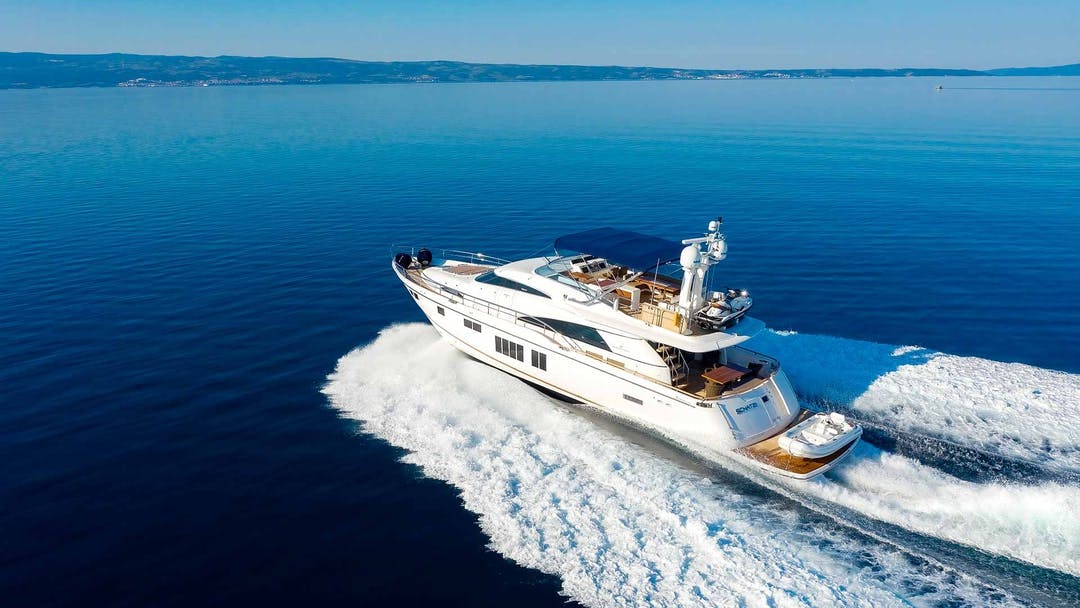 80 Fairline Squadron luxury charter yacht - Split, Croatia