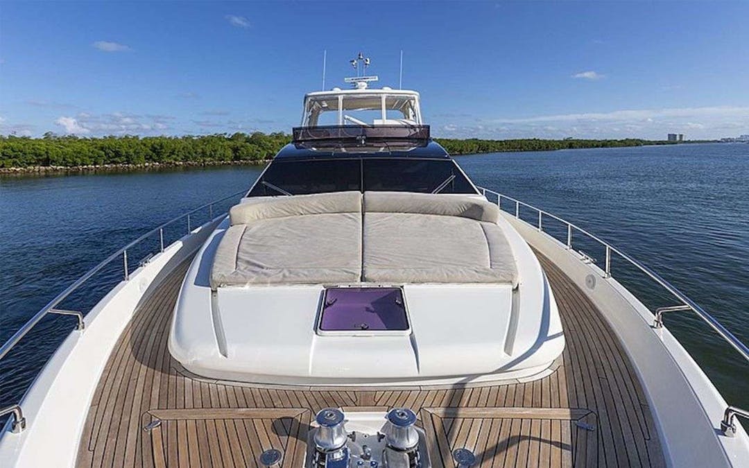 87 Ferretti luxury charter yacht - Newport, RI, USA