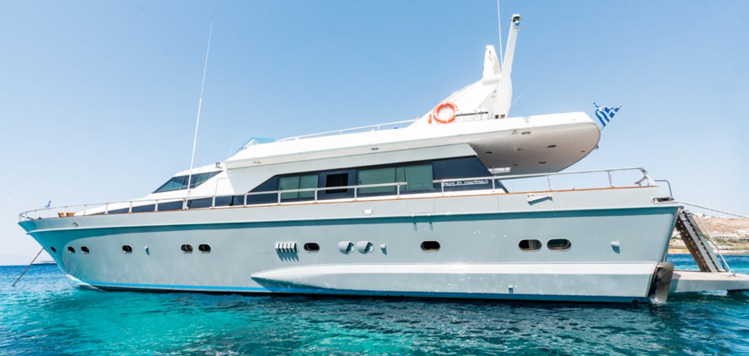 87 Cantieri Di Pisa luxury charter yacht - Mýkonos, Greece