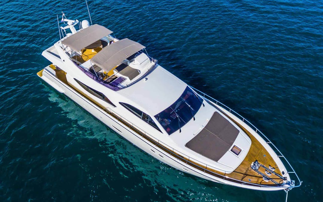 76 Ferretti luxury charter yacht - Skradin, Croatia