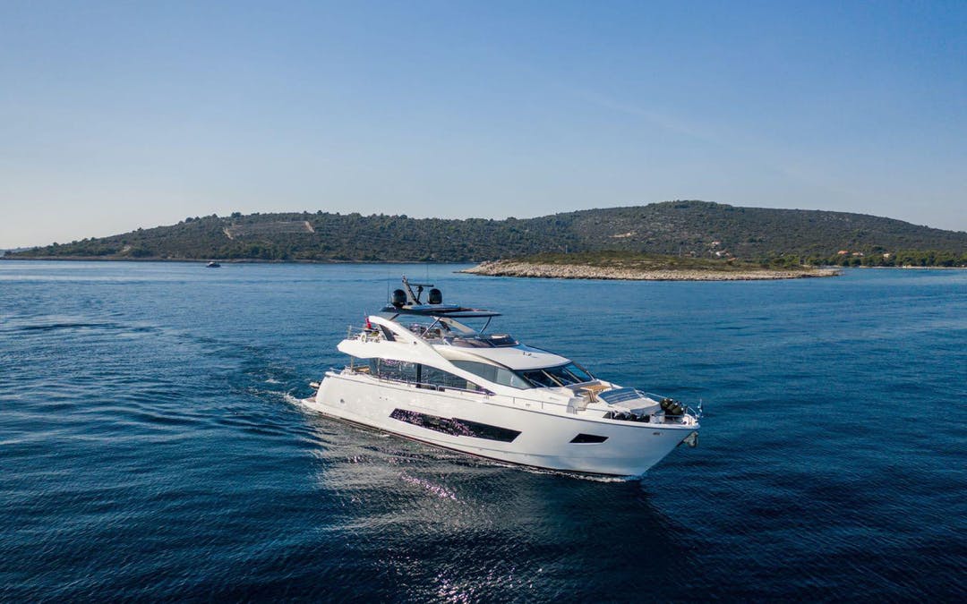 86 Sunseeker luxury charter yacht - Porto Montenegro Yacht Club, Tivat, Montenegro