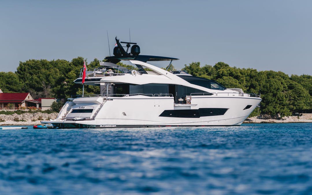 86 Sunseeker luxury charter yacht - Porto Montenegro Yacht Club, Tivat, Montenegro