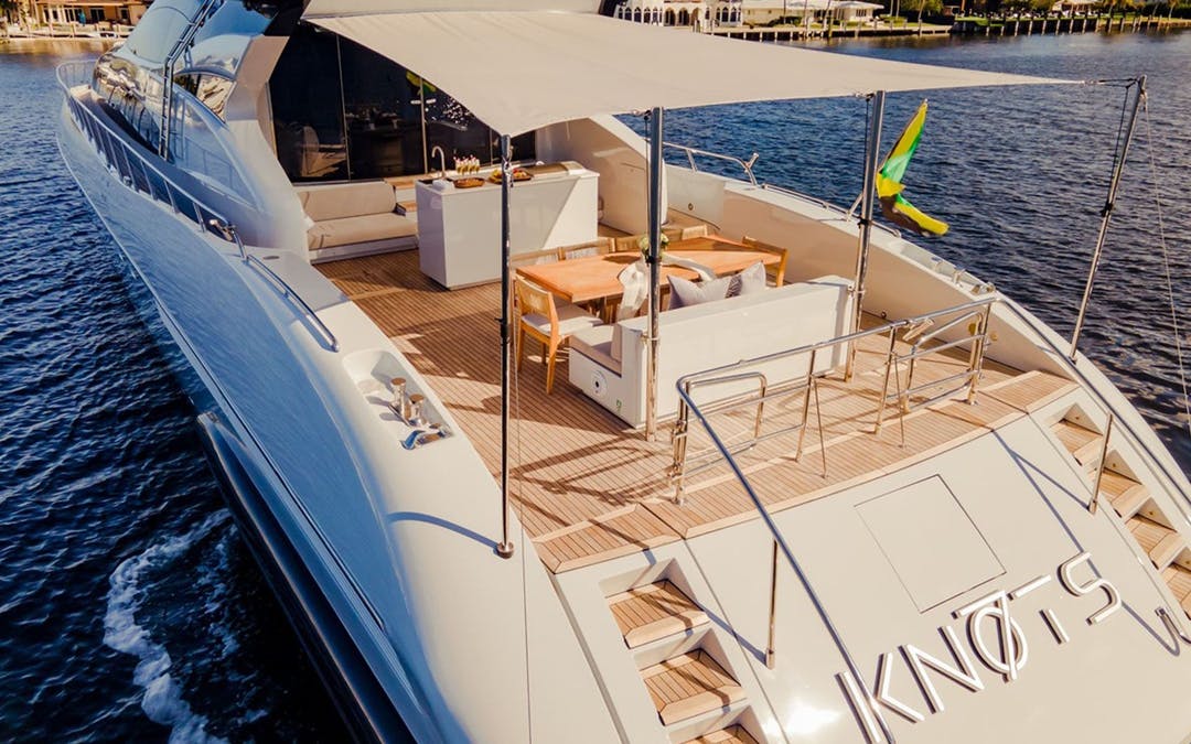 105 Mangusta luxury charter yacht - Nassau, The Bahamas