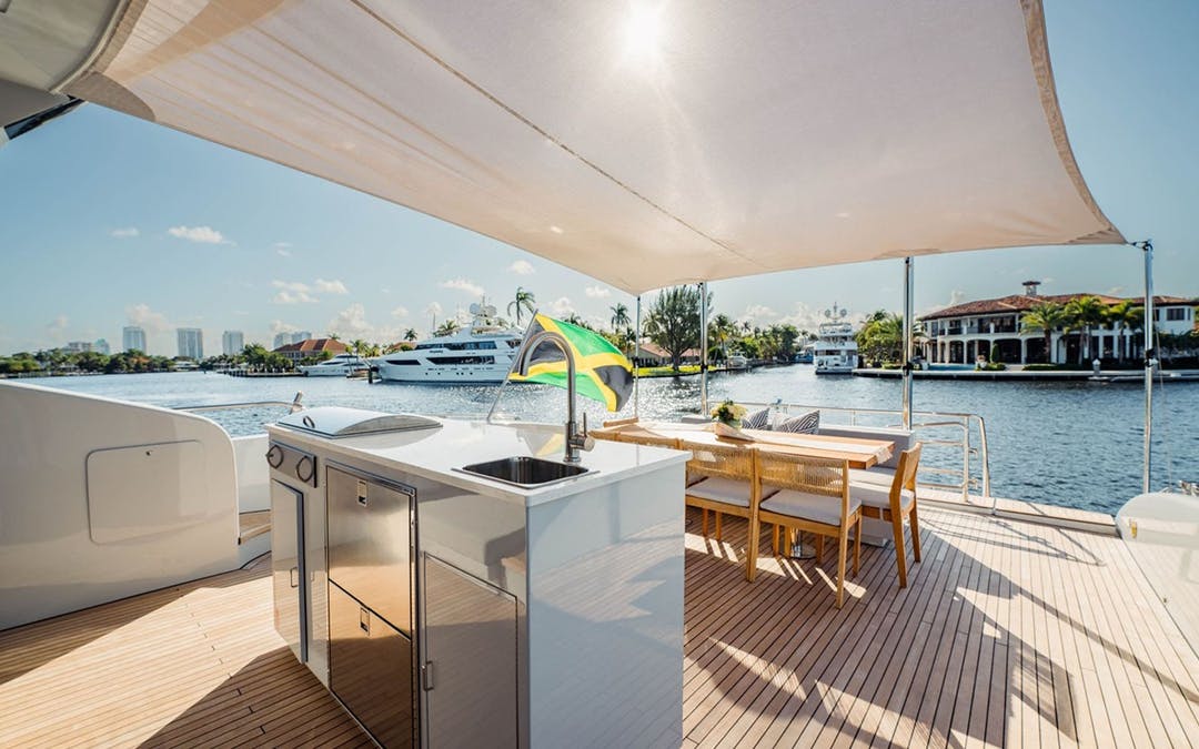 105 Mangusta luxury charter yacht - Nassau, The Bahamas