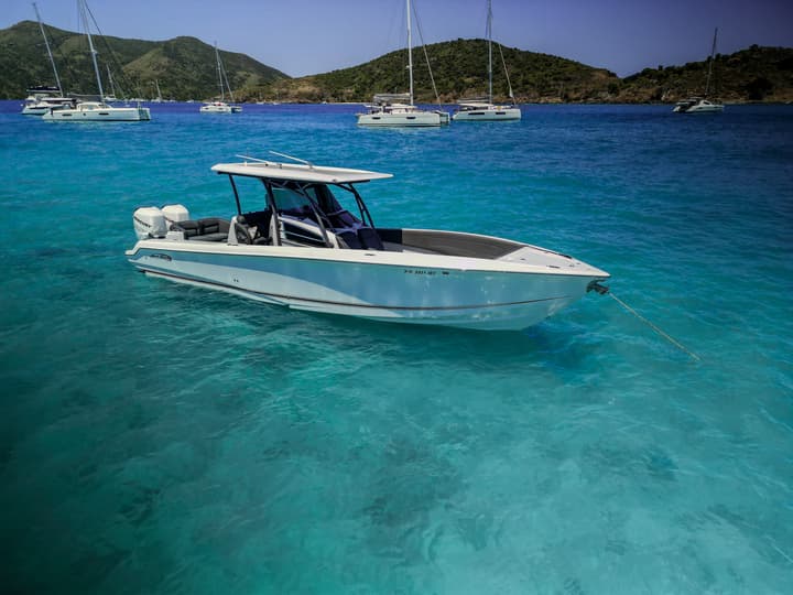 Ride in Comfort on Our 34' Nor-Tech Sport