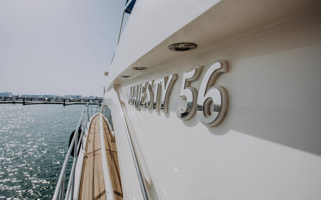 56 Majesty luxury charter yacht - D-Marin Dubai Harbour Marina, Marina - Dubai - United Arab Emirates