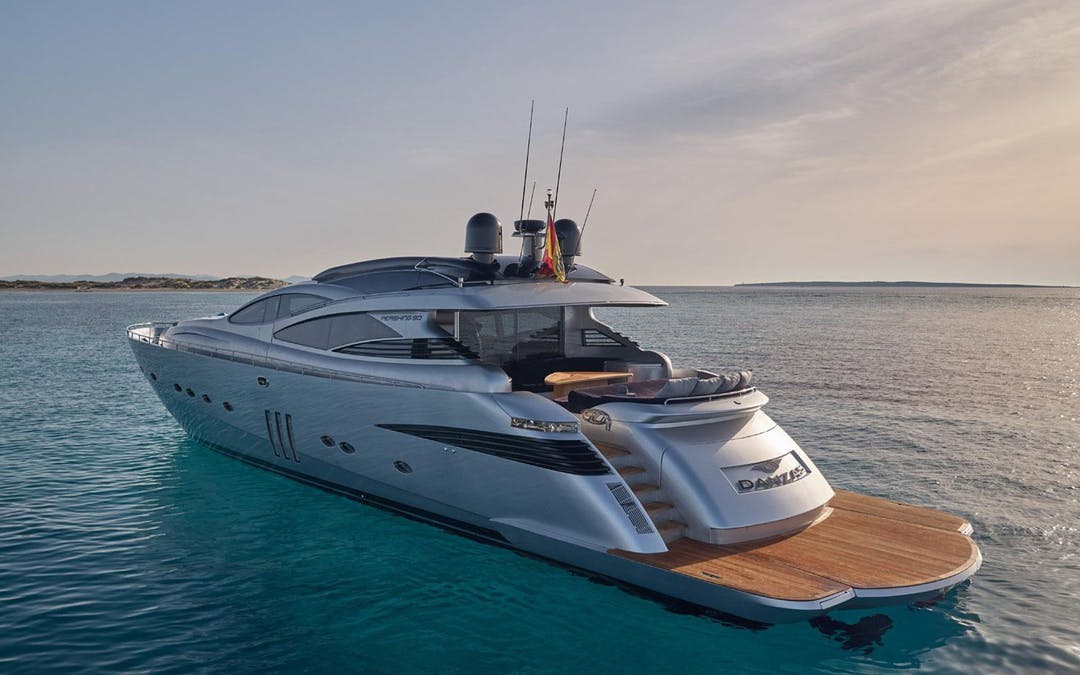 90 Pershing luxury charter yacht - Ibiza, Spain