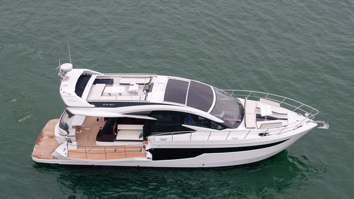53' Galeon luxury charter yacht - Miami Beach Marina, Alton Road, Miami Beach, FL, USA