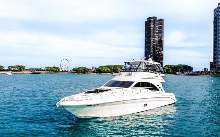 60 Sea Ray luxury charter yacht - 31st Street Harbor, Chicago, IL, USA