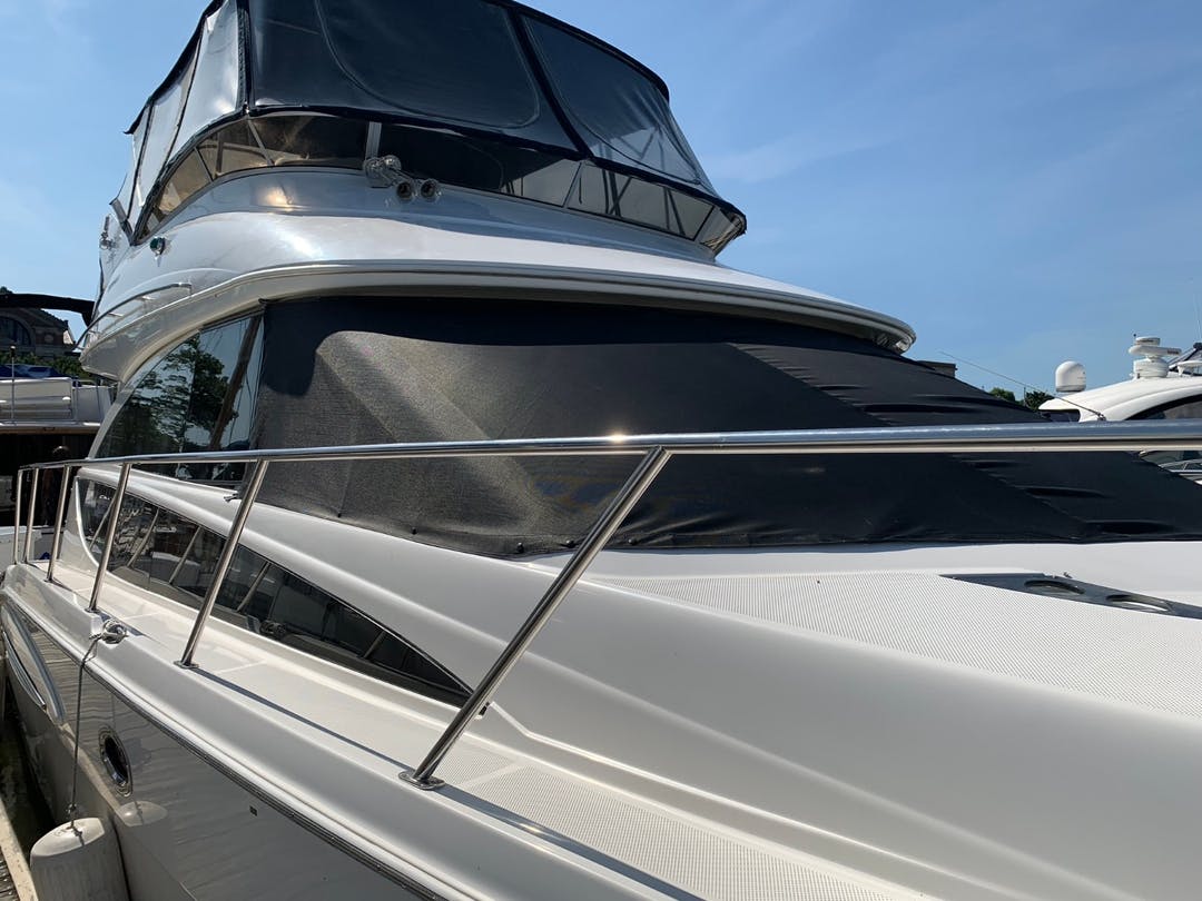 40 Meridian luxury charter yacht - James Creek Marina, V Street Southwest, Washington, DC, USA