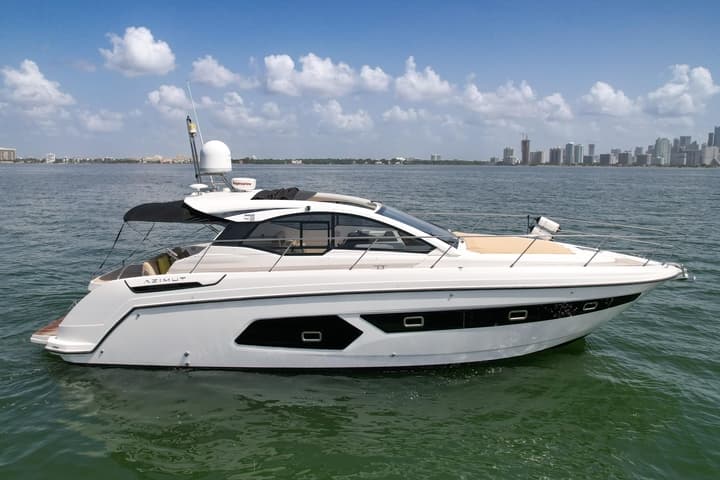 43.6 Azimut Atlantis luxury charter yacht - Yaya Coastal Cuisine, Northeast Bayshore Court, Miami, FL, USA