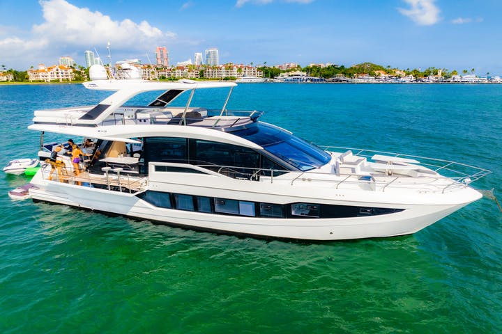 64 Galeon luxury charter yacht - Bayside Marketplace, Biscayne Boulevard, Miami, FL, USA