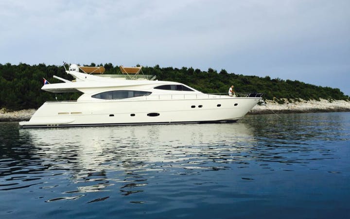 76 Ferretti luxury charter yacht - ACI Marina Split, Uvala Baluni, Split, Croatia