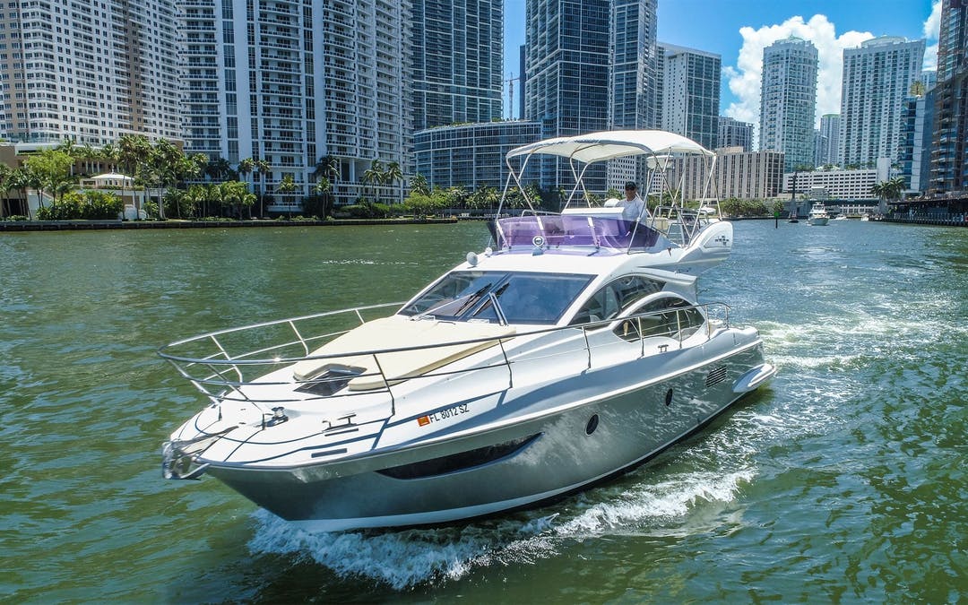 42 Azimut luxury charter yacht - Miami Beach Marina, Alton Road, Miami Beach, FL, USA
