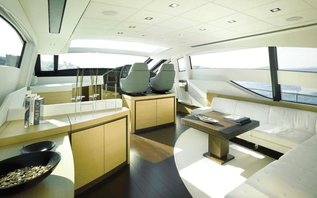 72 Pershing luxury charter yacht - Nammos, Psarrou, Mykonos, Greece