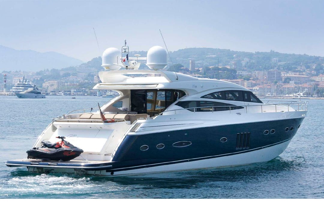 78' Princess luxury charter yacht - Cannes, France - 1