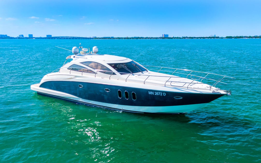 55 Astondoa luxury charter yacht - Miami Beach Marina, Alton Road, Miami Beach, FL, USA