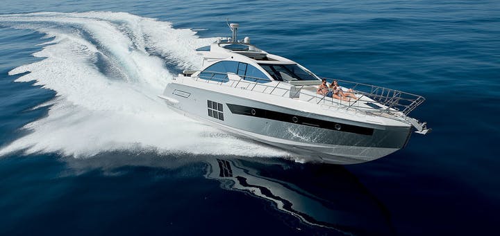 55' Azimut S luxury charter yacht - 3301 Rickenbacker Causeway, Miami, FL 33149, USA