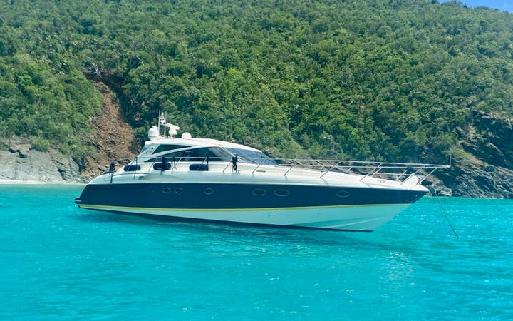 58' Viking Princess luxury charter yacht - Red Hook, St. Thomas, USVI