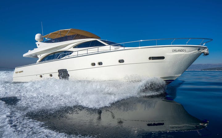 80 Ferretti luxury charter yacht - Split, Croatia