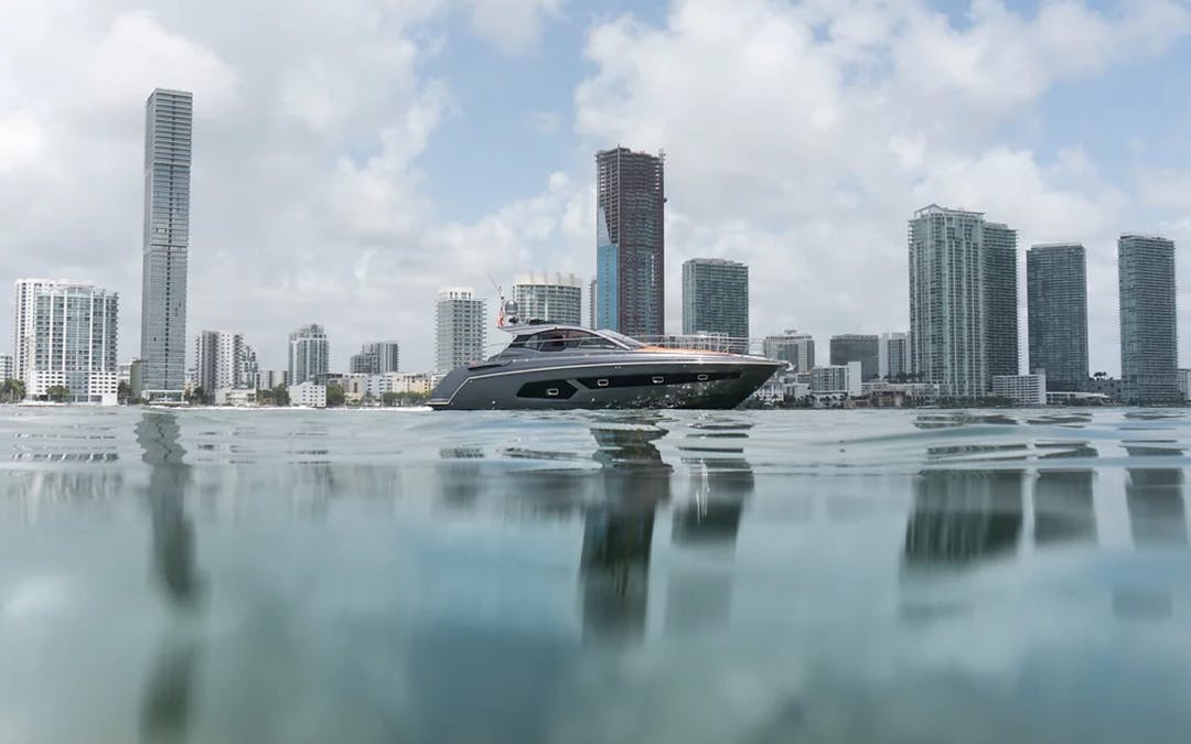 48' Azimut  luxury charter yacht - Miami Beach Marina, Alton Road, Miami Beach, FL, USA - 2