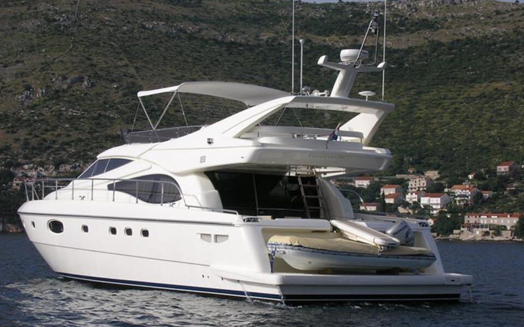 60 Ferretti luxury charter yacht - ACI Marina Dubrovnik, Ulica na Skali, Komolac, Croatia