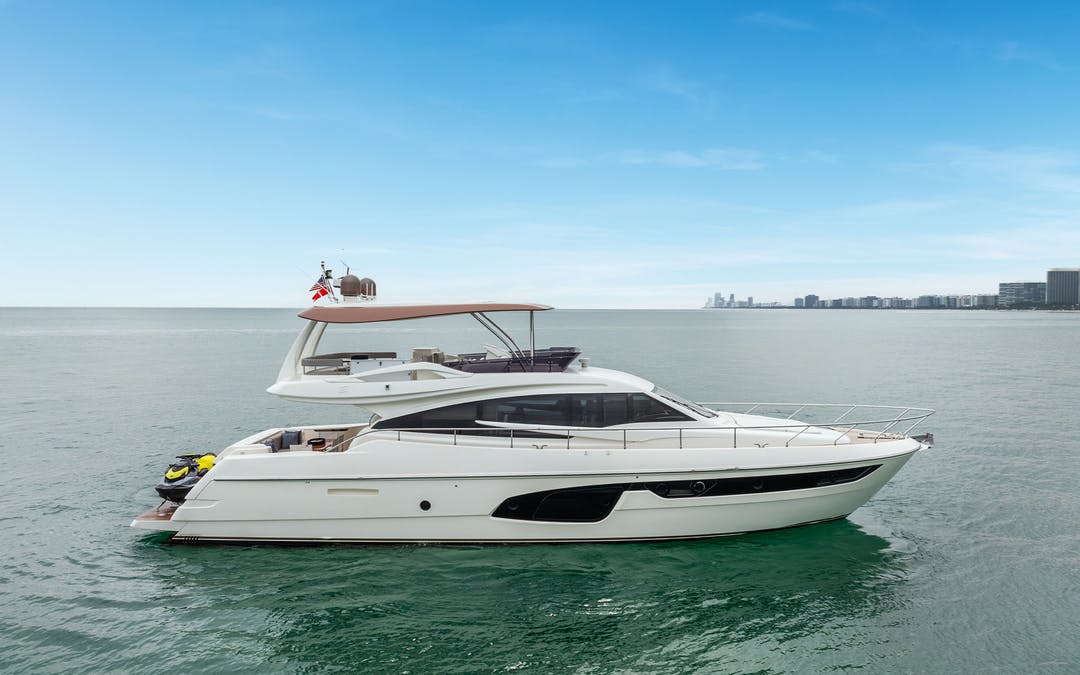 65 Ferretti luxury charter yacht - Hollywood, FL, USA