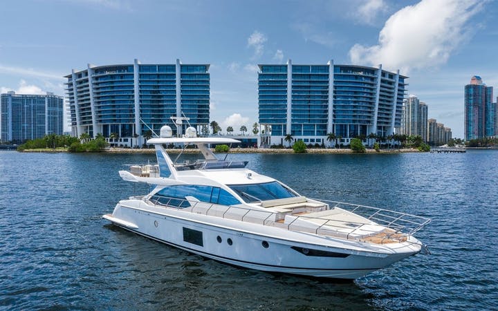 66' Azimut Flybridge luxury charter yacht - North Miami Beach, FL, USA