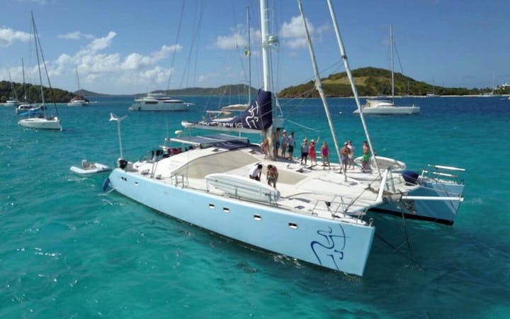 65' Privilege luxury charter yacht - Road Harbour, British Virgin Islands