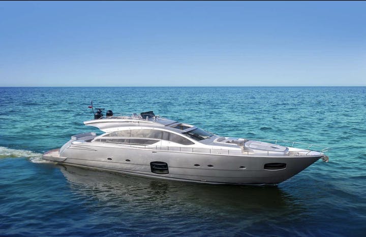 82 Pershing luxury charter yacht - Miami Beach Marina, Alton Road, Miami Beach, FL, USA