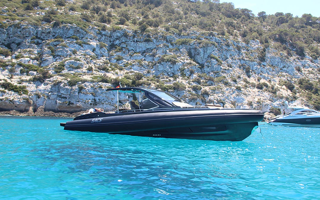 47' Sacs luxury charter yacht - Botafoc Ibiza, Av. de Juan Carlos I, 07800 Ibiza, Balearic Islands, Spain - 0