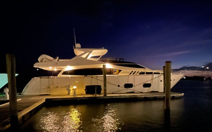82 Ferretti luxury charter yacht - Blue Haven Marina, Leeward Settlement, Turks and Caicos Islands