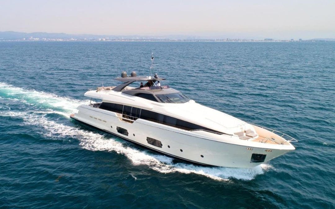 96 Ferretti luxury charter yacht - Club de pesca de Cartagena - Marina, Cartagena Province, Bolivar, Colombia
