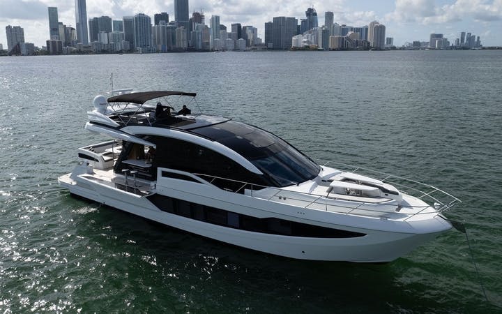 65 Galeon luxury charter yacht - Miami Beach Marina, Alton Road, Miami Beach, FL, USA