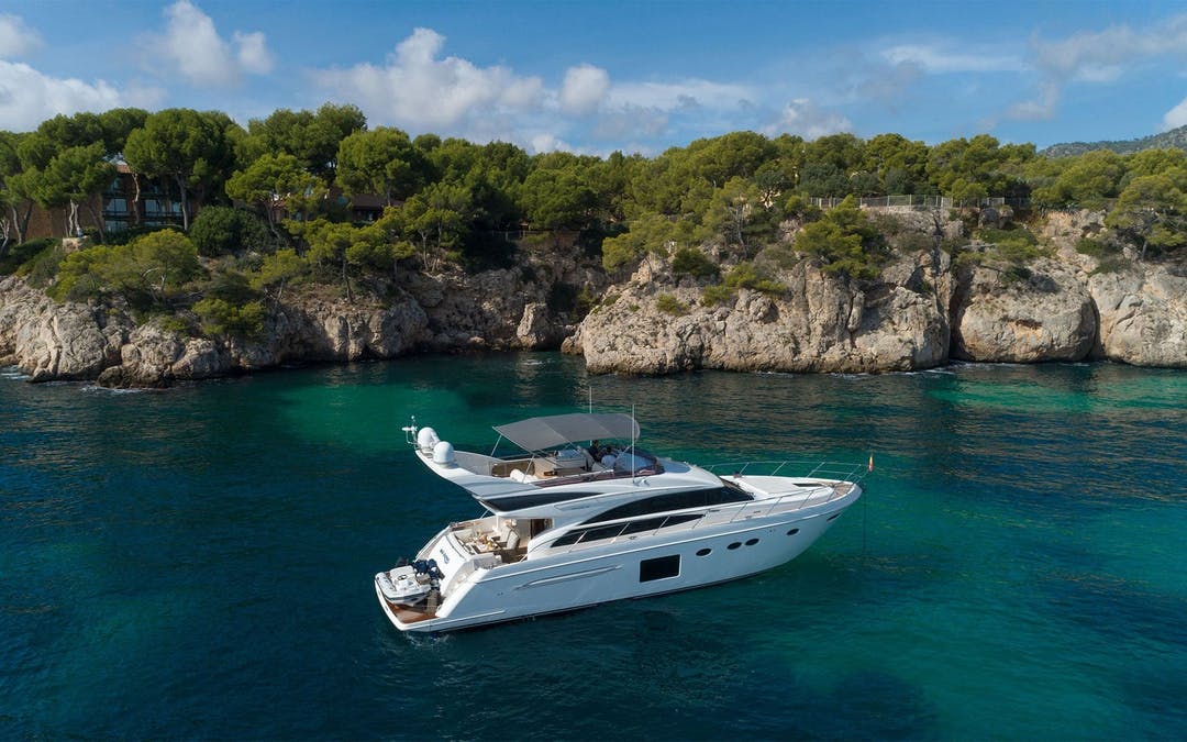 64 Princess luxury charter yacht - Club de Mar-Mallorca, Palma, Spain