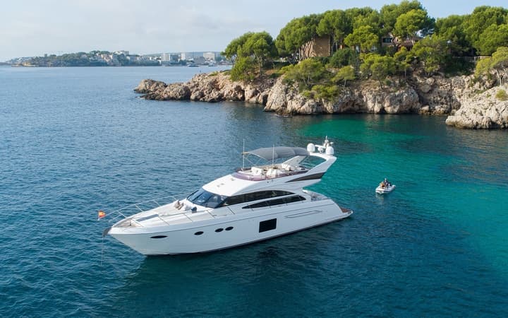 64 Princess luxury charter yacht - Club de Mar-Mallorca, Palma, Spain