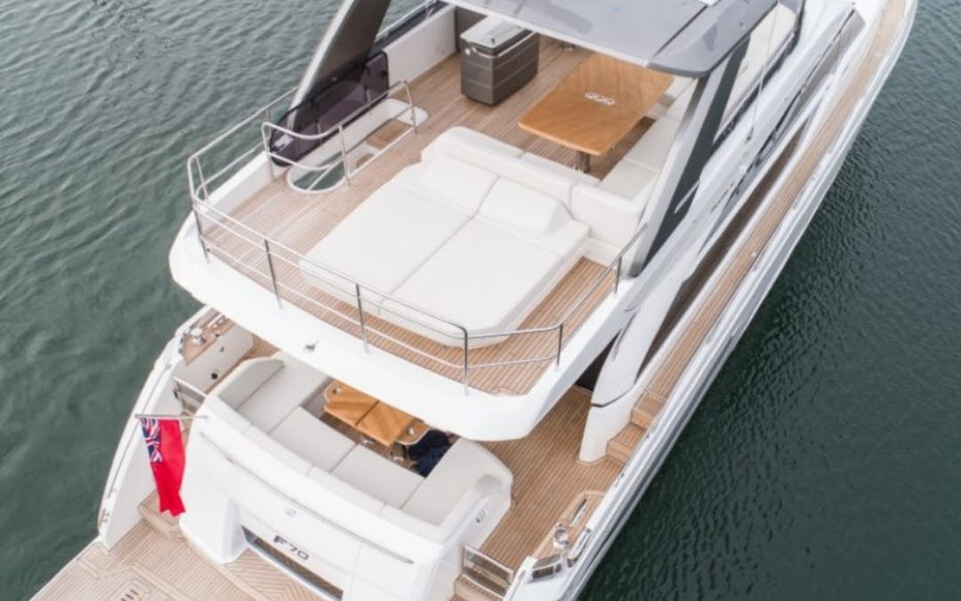 70 Princess luxury charter yacht - Puerto Banús, Marbella, Spain
