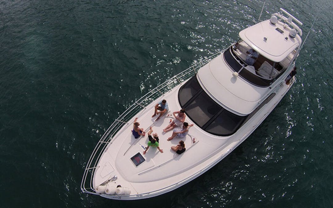 60 Sea Ray luxury charter yacht - Belmont Harbor, Chicago, IL, United States