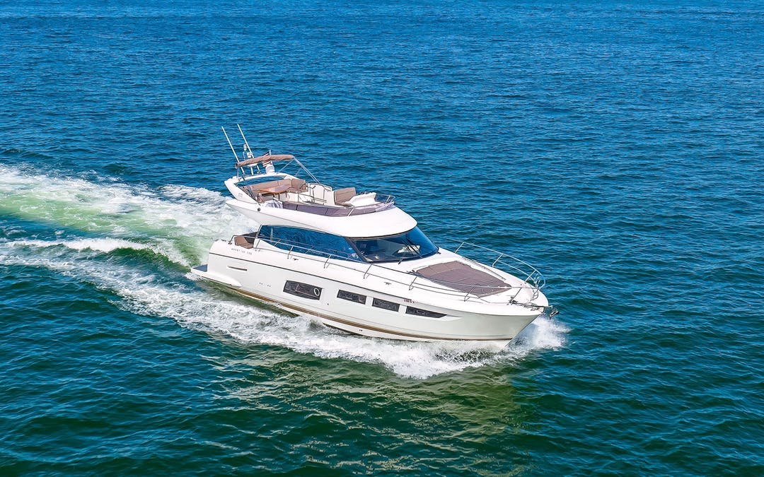 55 Prestige luxury charter yacht - Burnham Harbor, Chicago, IL, USA