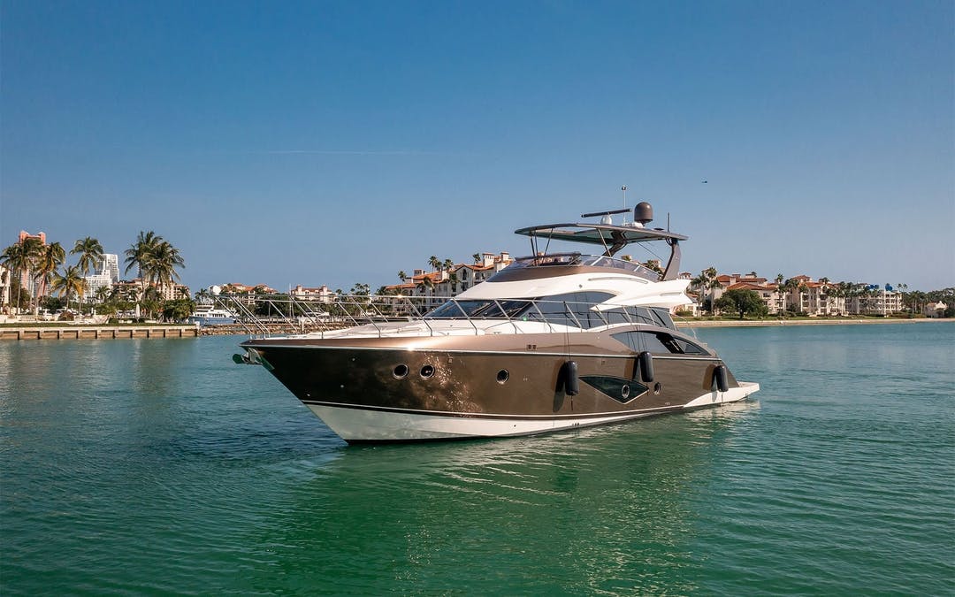 66 Marquis luxury charter yacht - Miami Beach Marina, Alton Road, Miami Beach, FL, USA