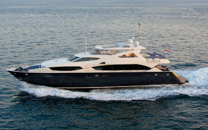 111 Sunseeker luxury charter yacht - ACI Marina Split, Uvala Baluni, Split, Croatia