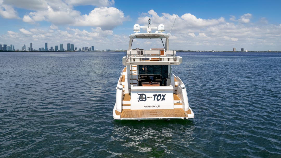 50' Azimut Fly  luxury charter yacht - Miami Beach Marina, Alton Road, Miami Beach, FL, USA - 2