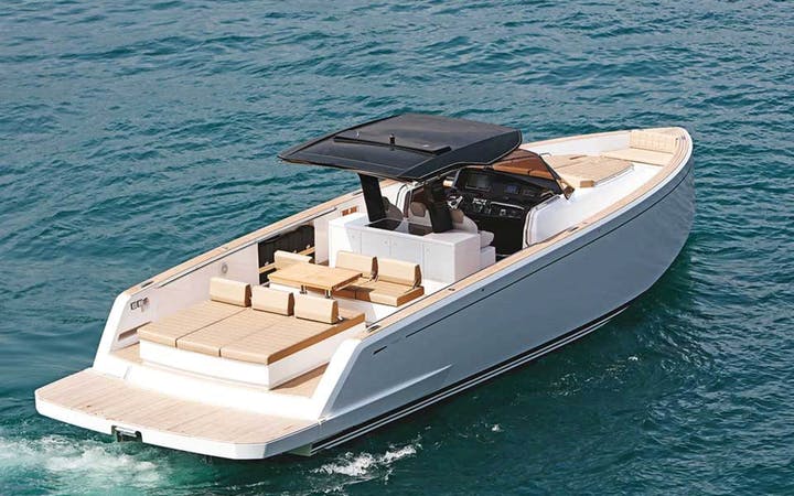 43' Pardo luxury charter yacht - Paralia Kalo Livadi, Mykonos, Greece